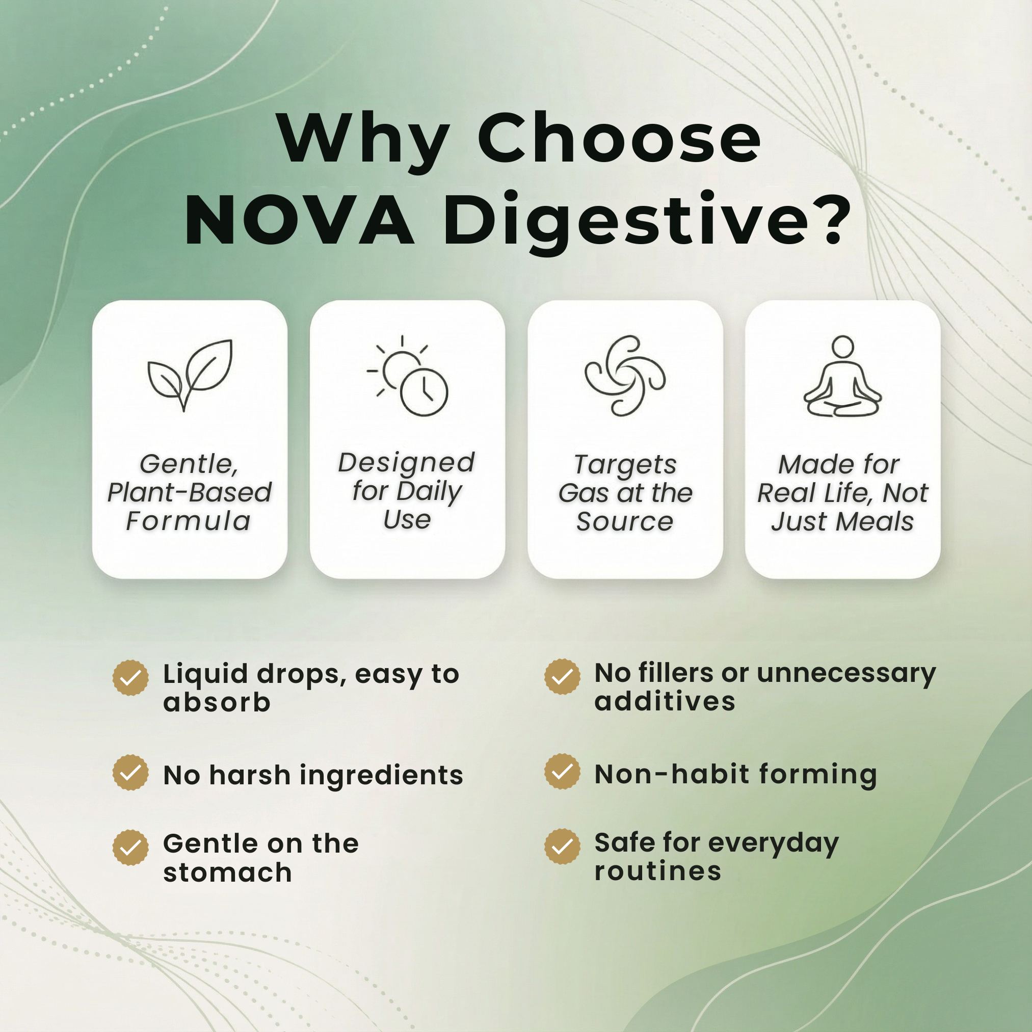 Gentle daily digestive regulator drops